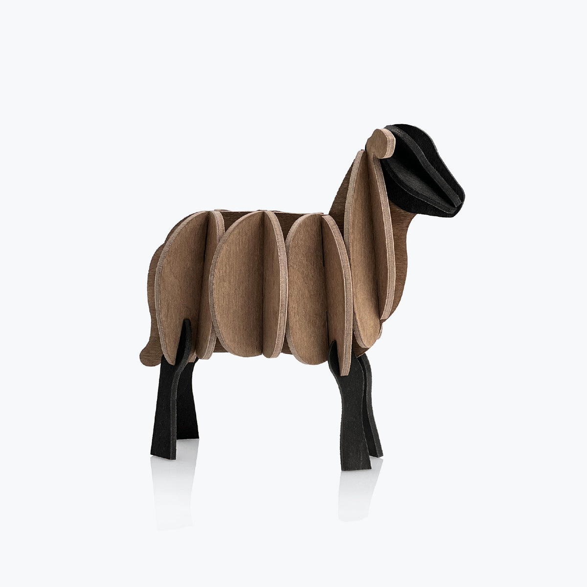 Lovi - Ornament - Lamb - 14cm - Brown Mix