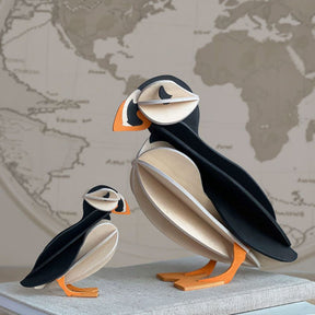 Lovi - Ornament - Puffin - 20cm - Black