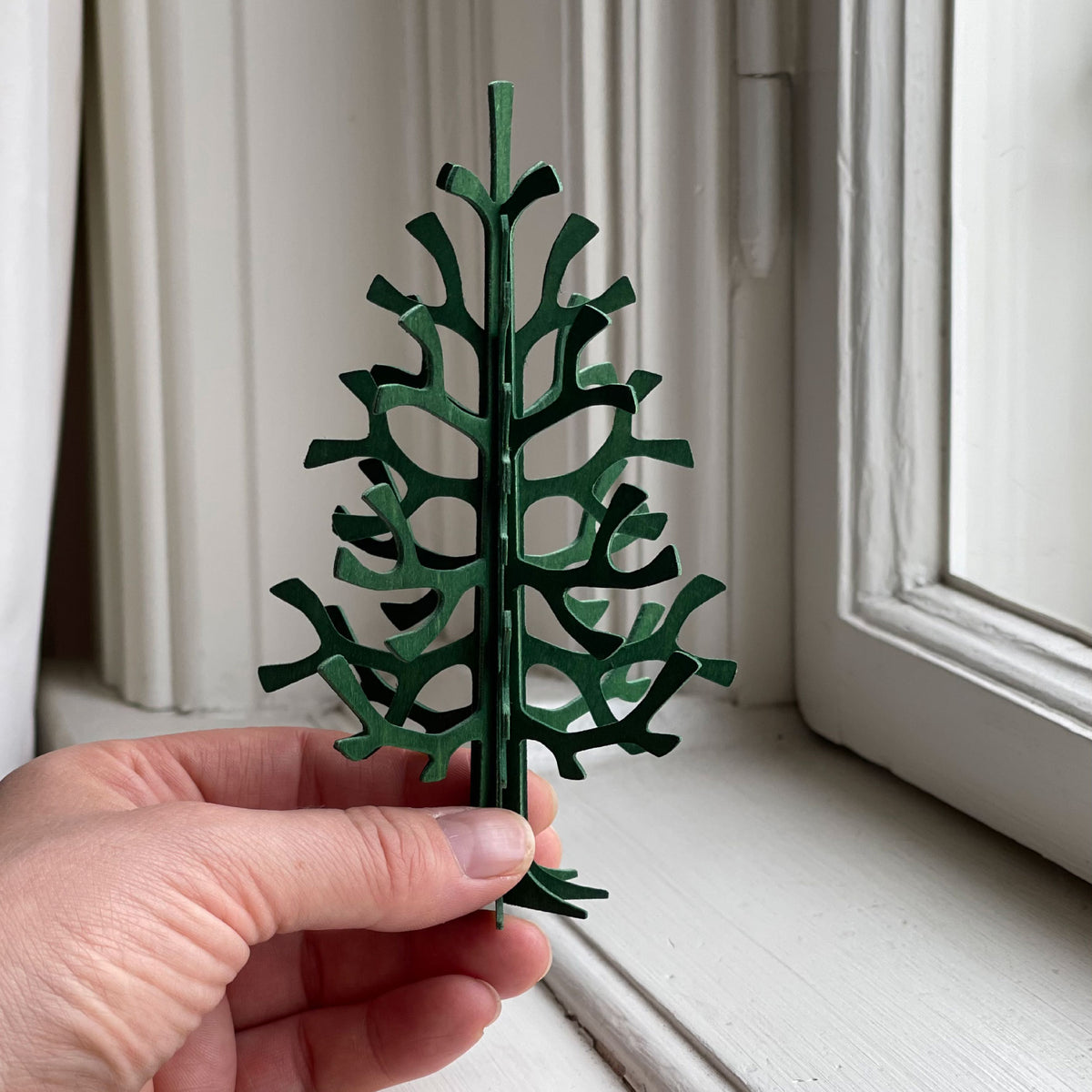 Lovi - Ornament - Spruce Tree - 14cm - Forest Green