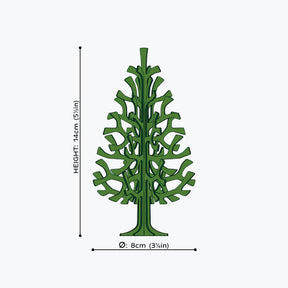 Lovi - Ornament - Spruce Tree - 14cm - Forest Green