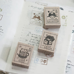 Black Milk Project - Stamp - This Moment (Teddy Cup Postal Stamp)