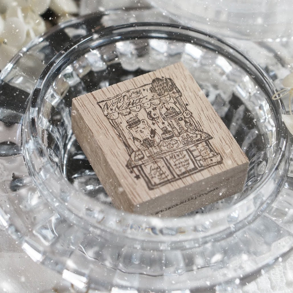 Black Milk Project - Stamp - Notes In The Night - Midnight Bear Cart
