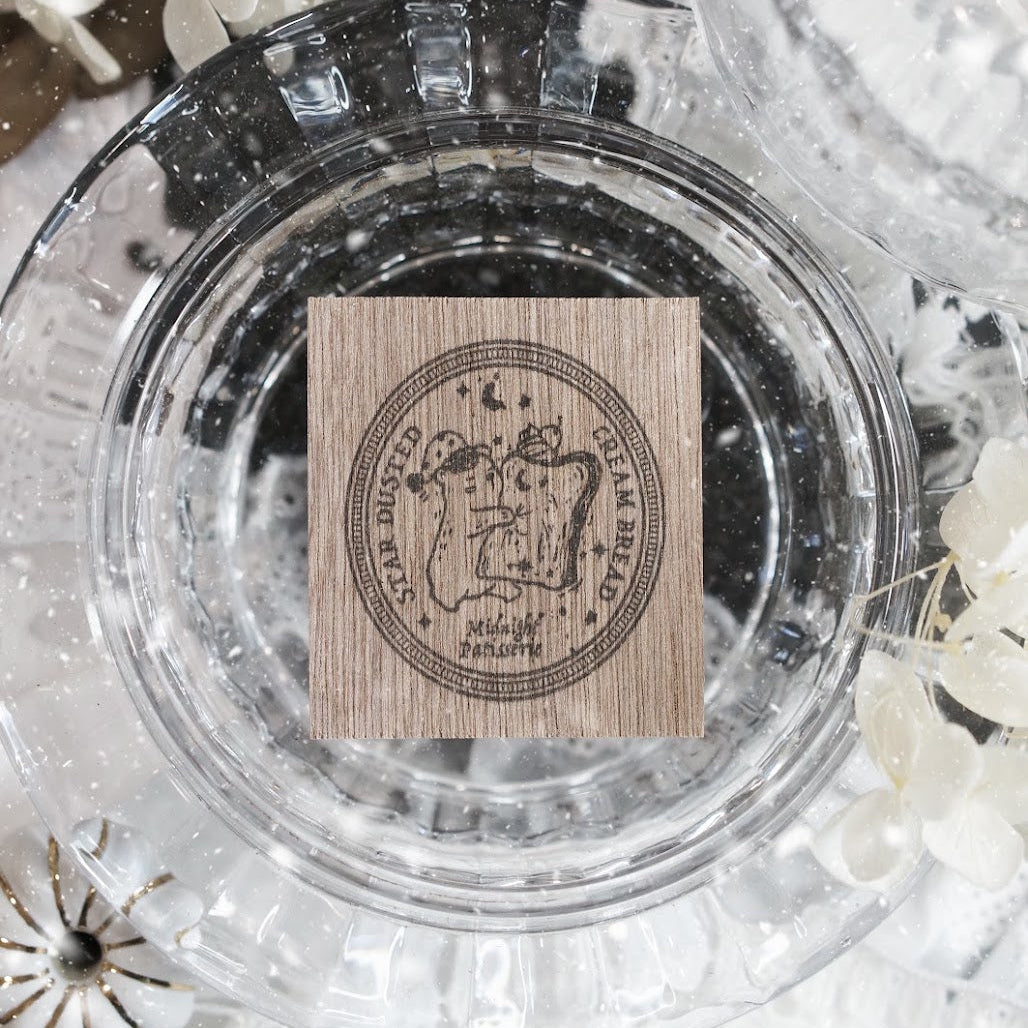 Black Milk Project - Stamp - Notes In The Night - Star Dusted Cream Bread