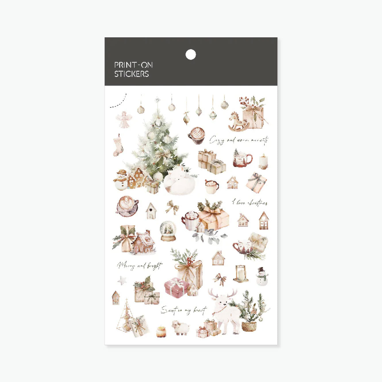 MU Lifestyle - Planner Sticker - Print On - Christmas - #024X <Outgoing>