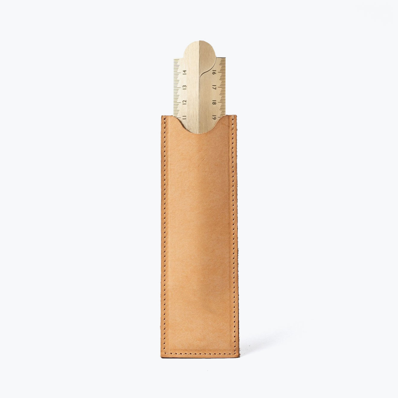 Makers Cabinet - Folding Ruler - Stria - Leather Sheath