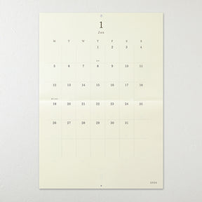 Midori - 2026 Calendar - MD Folded Wall-Hanging - A2