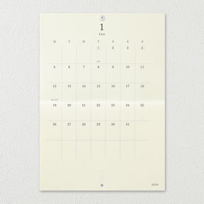Midori - 2026 Calendar - MD Folded Wall-Hanging - A4