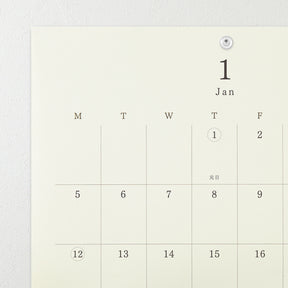 Midori - 2026 Calendar - MD Folded Wall-Hanging - A4