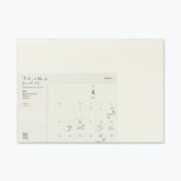 Midori MD Folded Wall-Hanging 2026 Calendar in A3 format