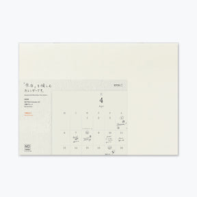 Midori MD Folded Wall-Hanging 2026 Calendar in A3 format