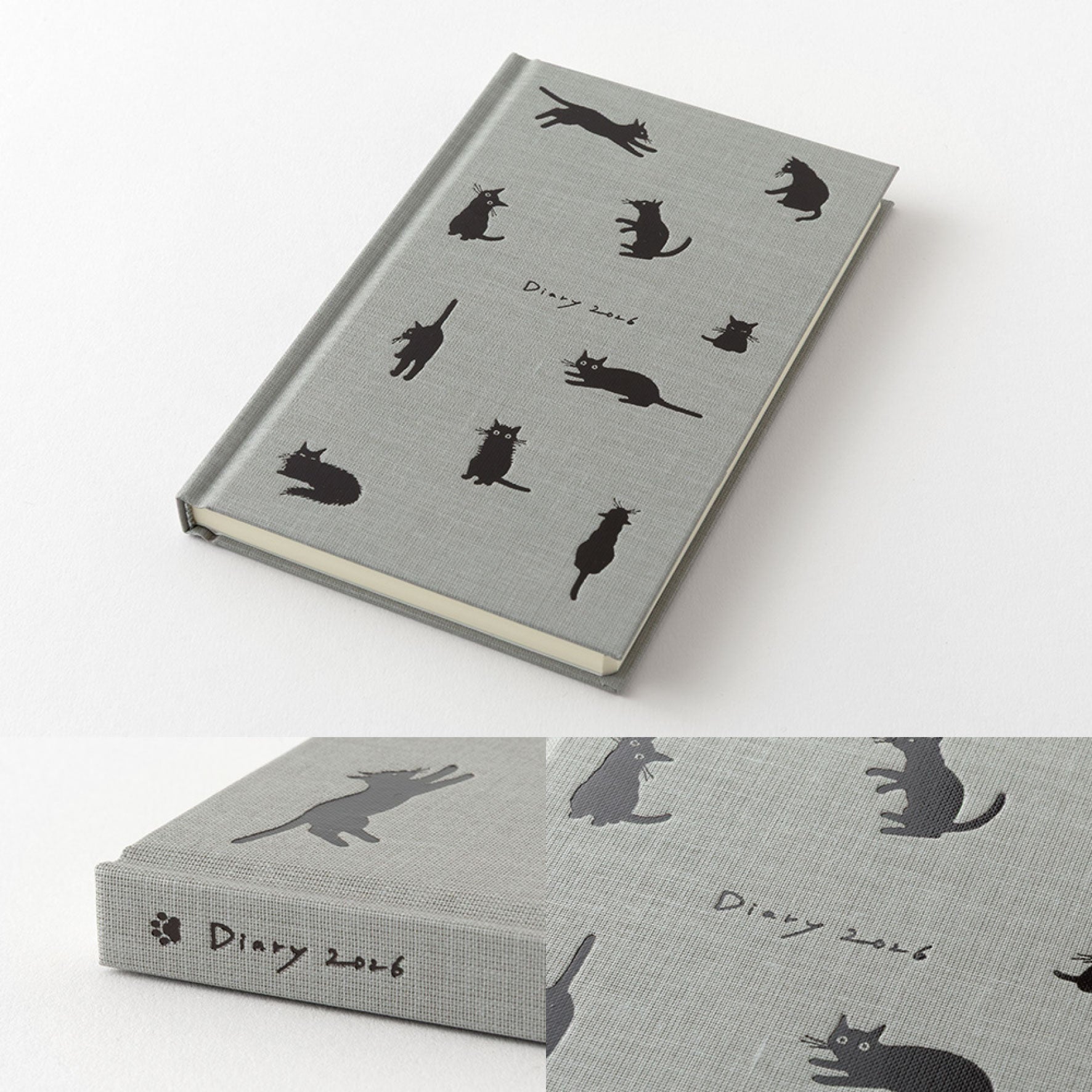 Midori - 2026 Diary - Book Style - B6 - Cats