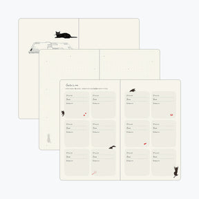 Midori - 2026 Diary - Book Style - B6 - Cats