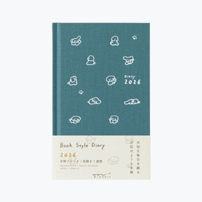 Midori - 2026 Diary - Book Style - B6 - Dogs