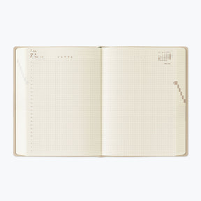 Midori - 2026 Diary - Hibino - A6 - Grey