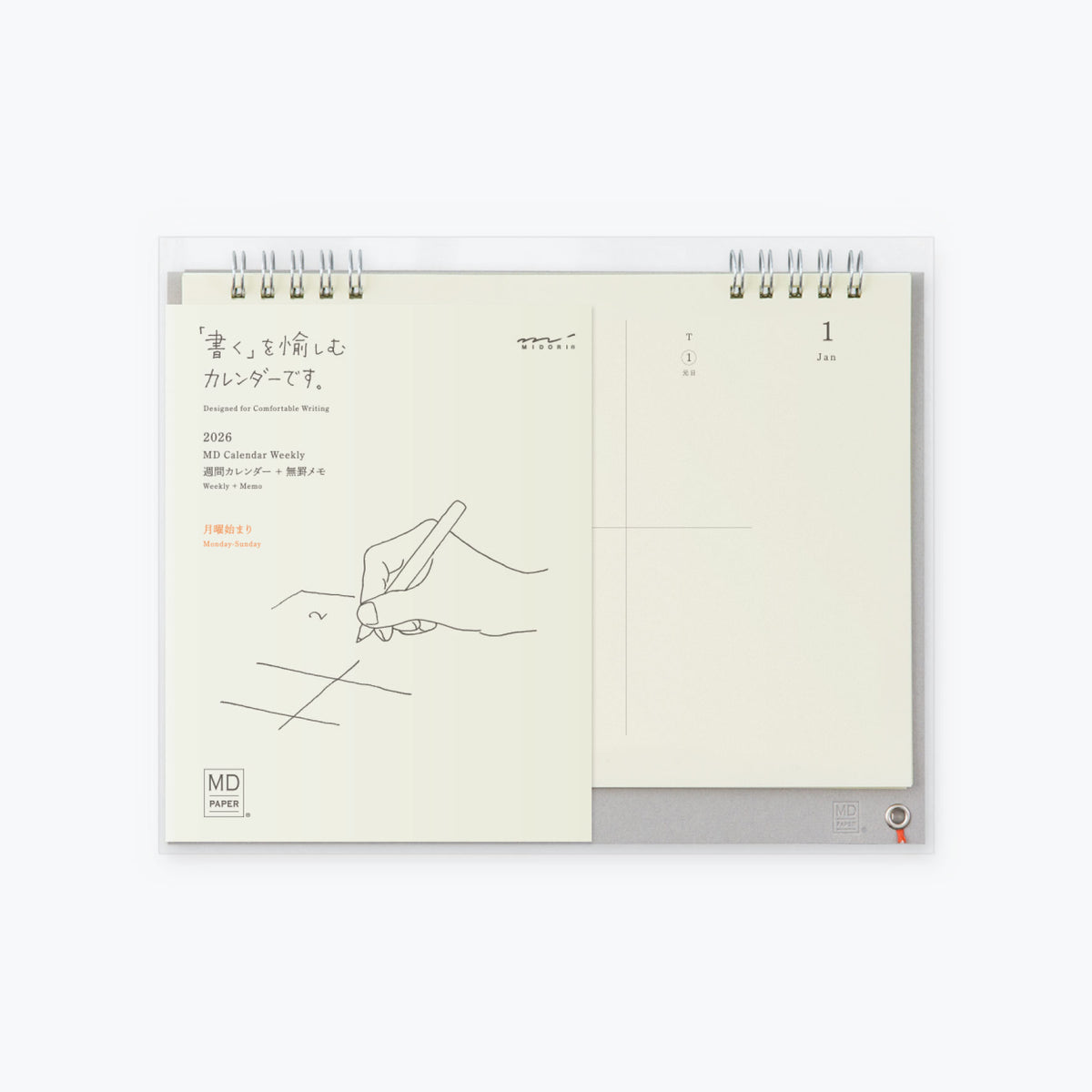Midori - 2026 Calendar - MD Single - Weekly