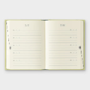Midori - Daily Journal - Mini - 5 Years - Light Green
