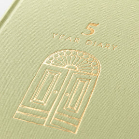 Midori - Daily Journal - Mini - 5 Years - Light Green