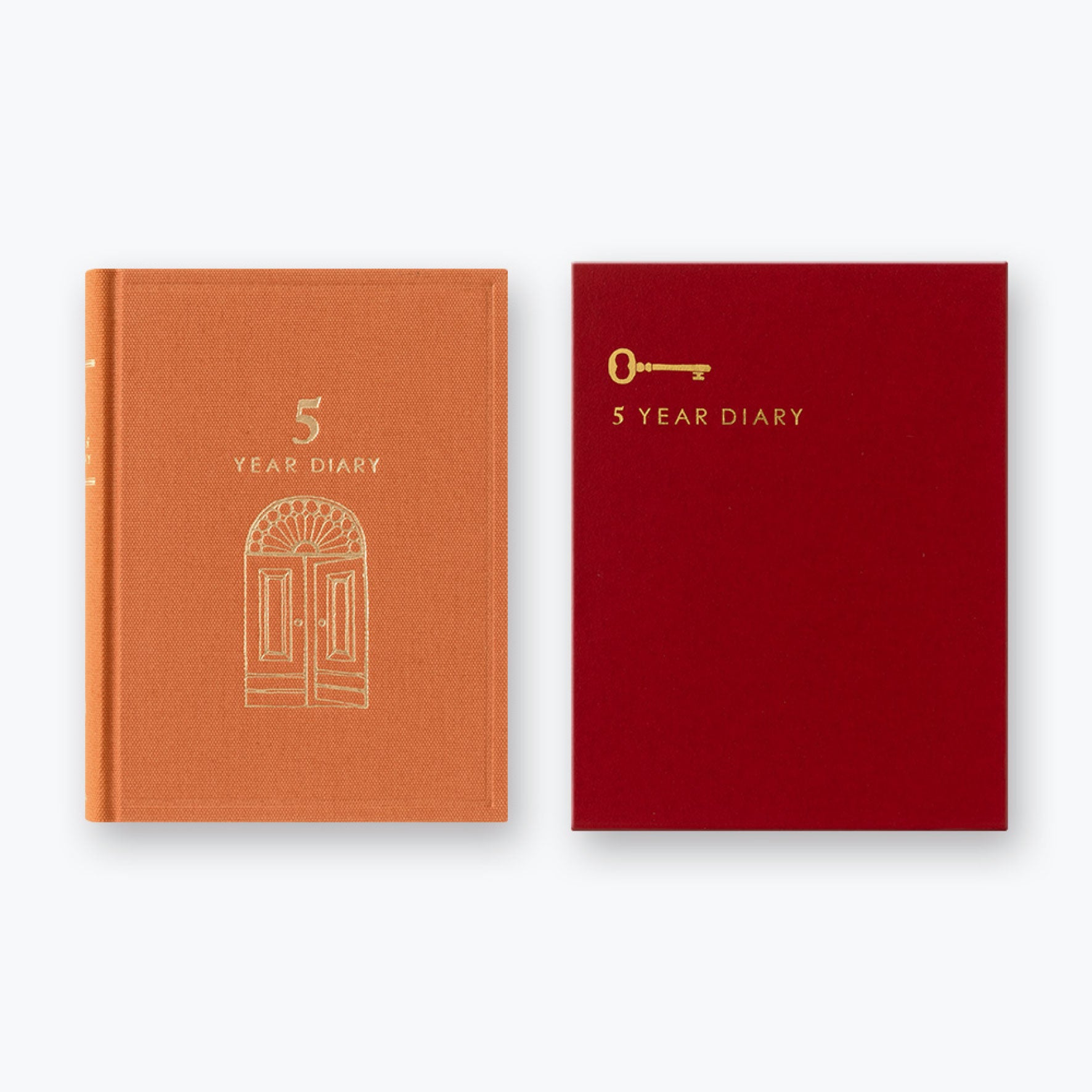 Midori - Daily Journal - Mini - 5 Years - Red