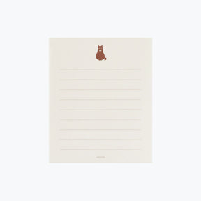 Midori - Letter Set - Animals (Mini) - Black Cat