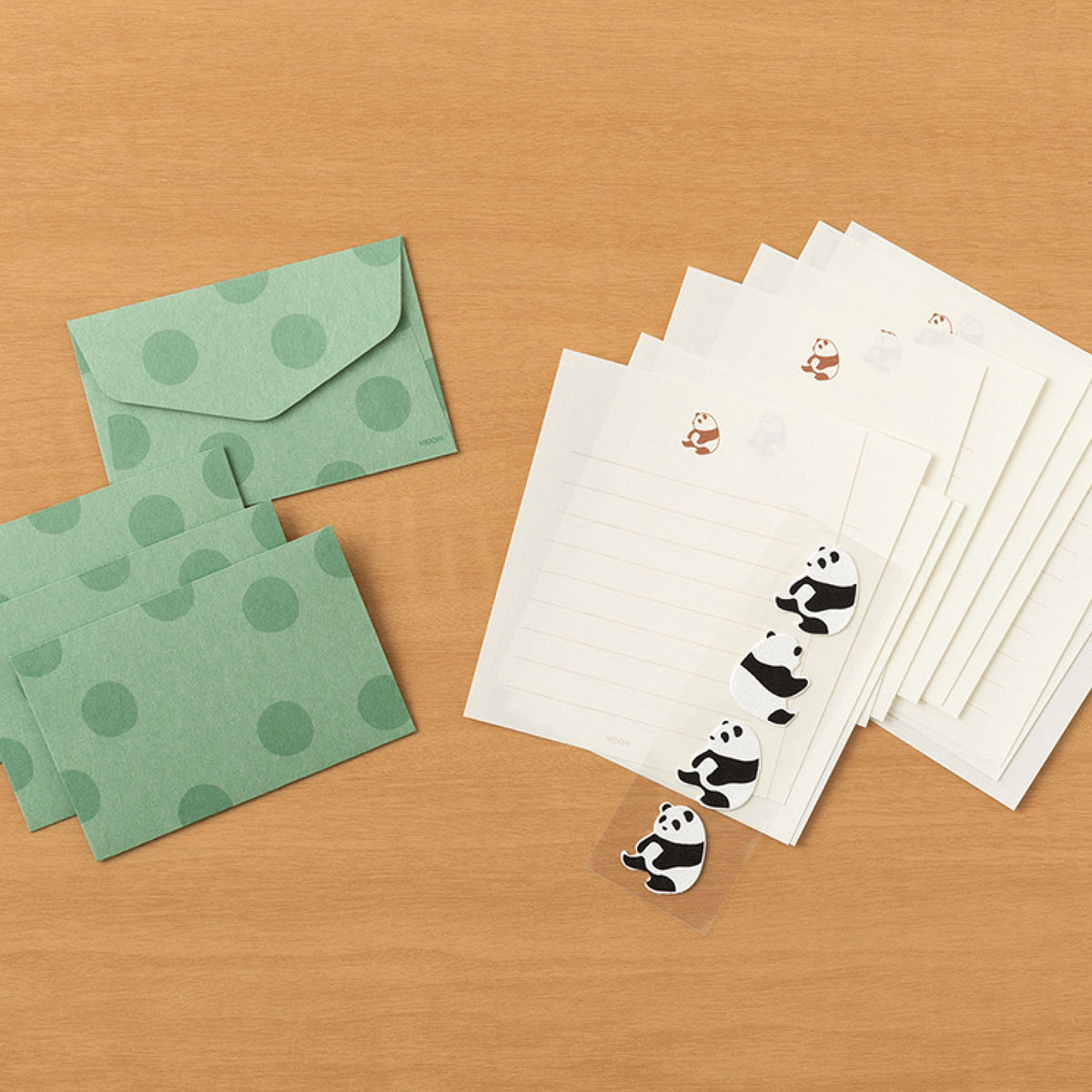Midori - Letter Set - Animals (Mini) - Panda