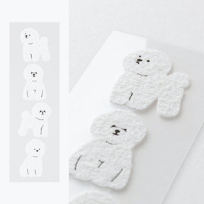 Midori - Letter Set - Animals (Mini) - Bichon Frisé