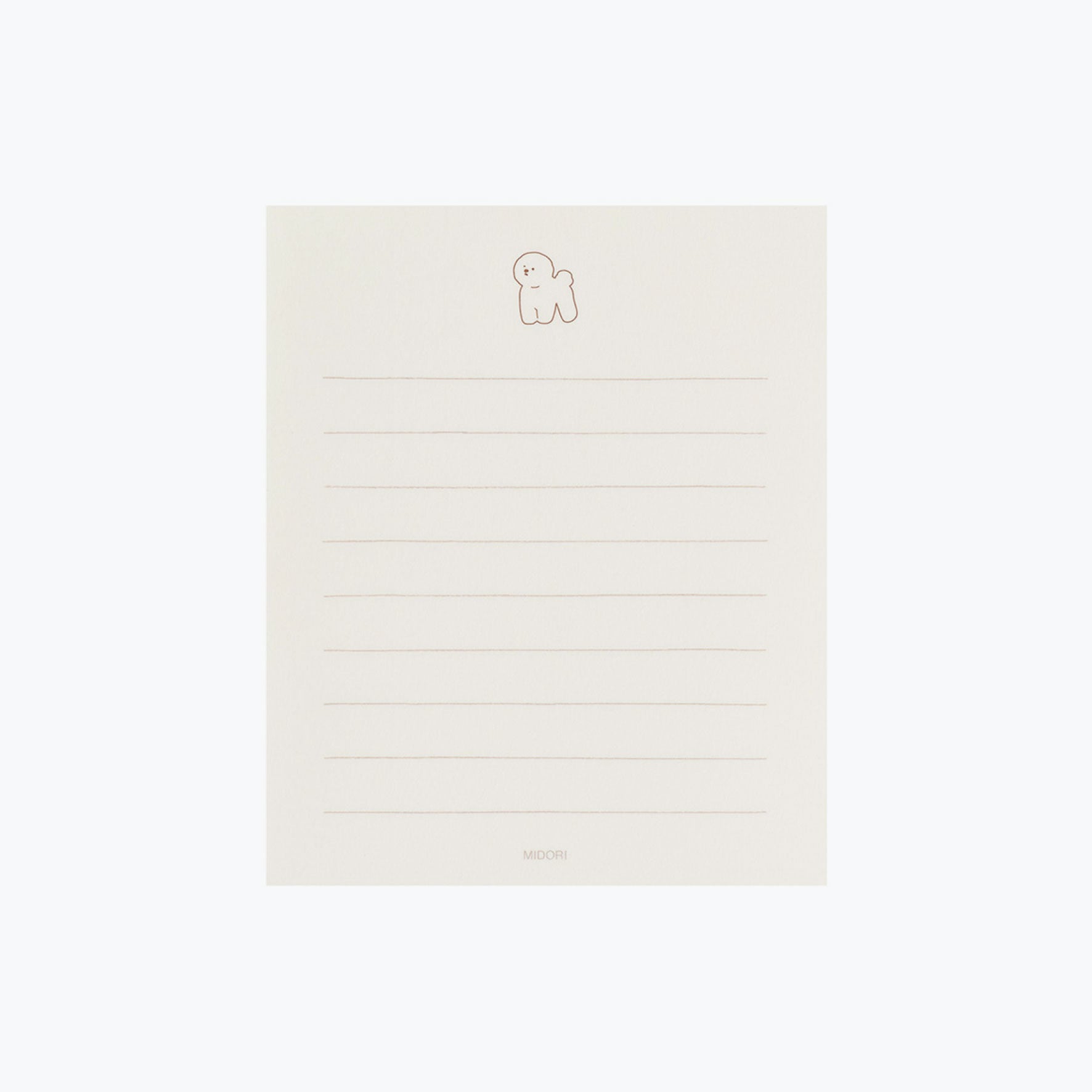 Midori - Letter Set - Animals (Mini) - Bichon Frisé