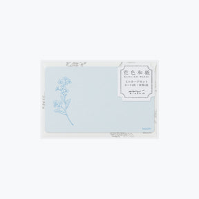 Midori - Card Set - Hanairo Washi - Blue
