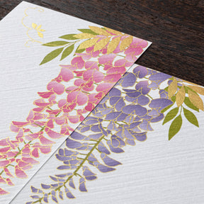 Midori - Letter Pad - Kami - Wisteria Silk