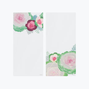 Midori - Letter Pad - Kami - Flowering Kale Wreath