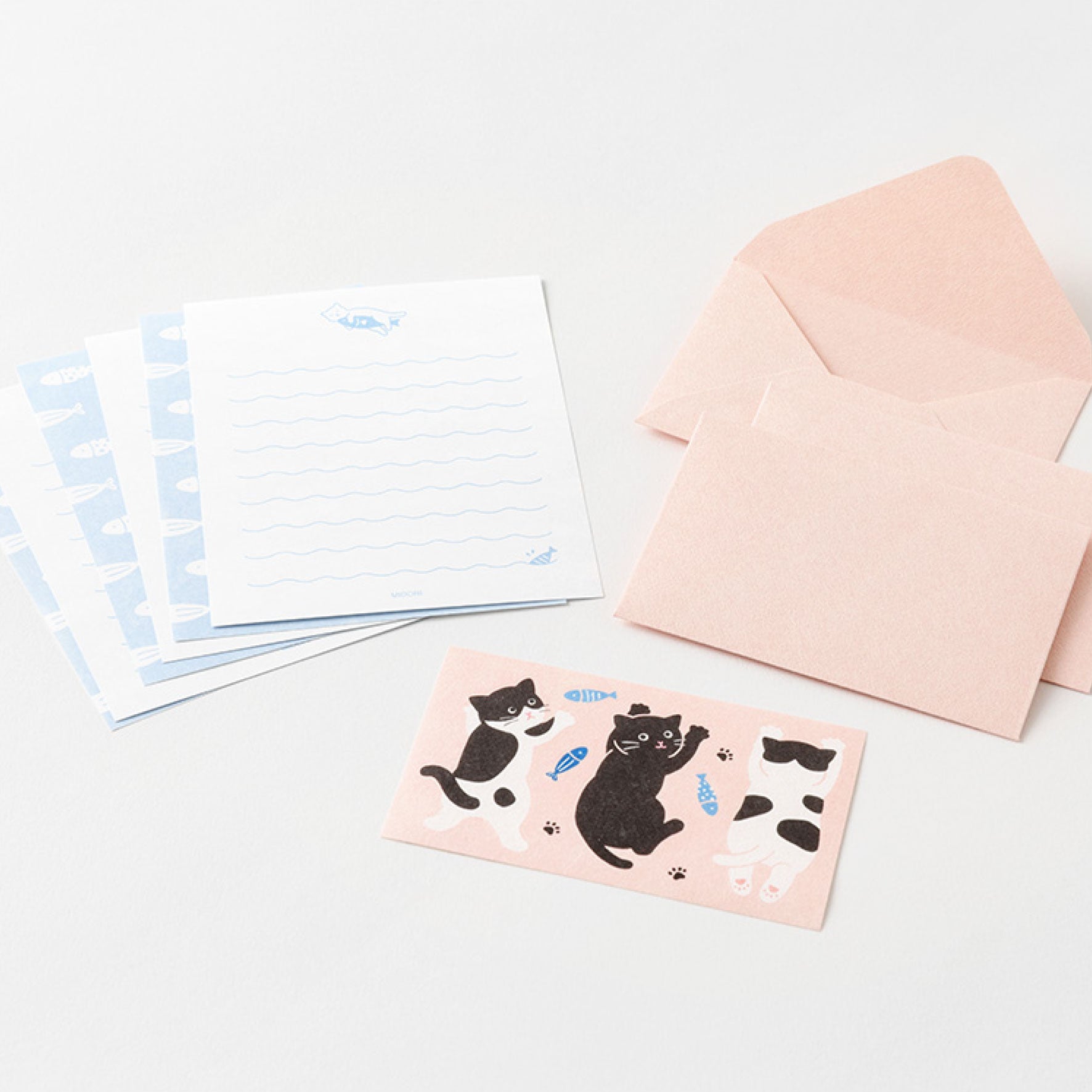 Midori - Letter Set - Mini - Hungry Cat