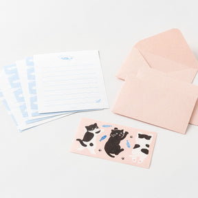 Midori - Letter Set - Mini - Hungry Cat