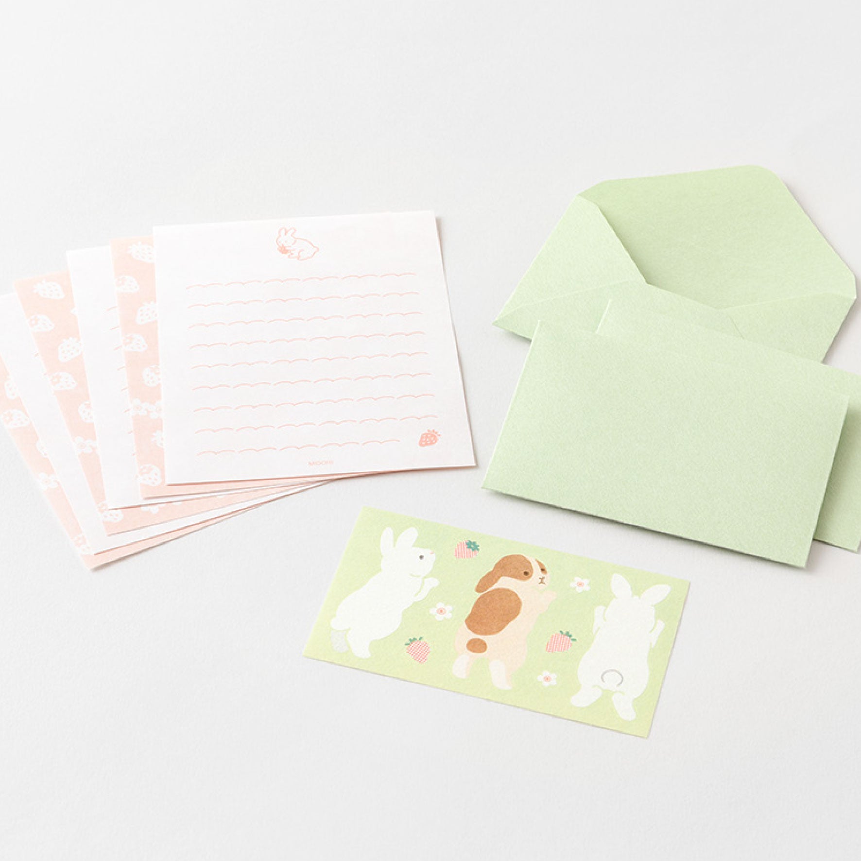 Midori - Letter Set - Mini - Hungry Rabbit
