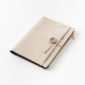 Midori - Notebook Cover - Yuru Log - B6 - Cloth Biege