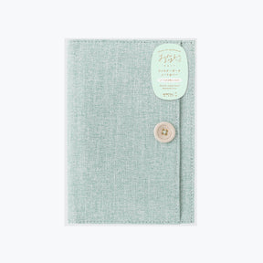 Midori - Notebook Cover - Yuru Log - B6 - Cloth Light Blue