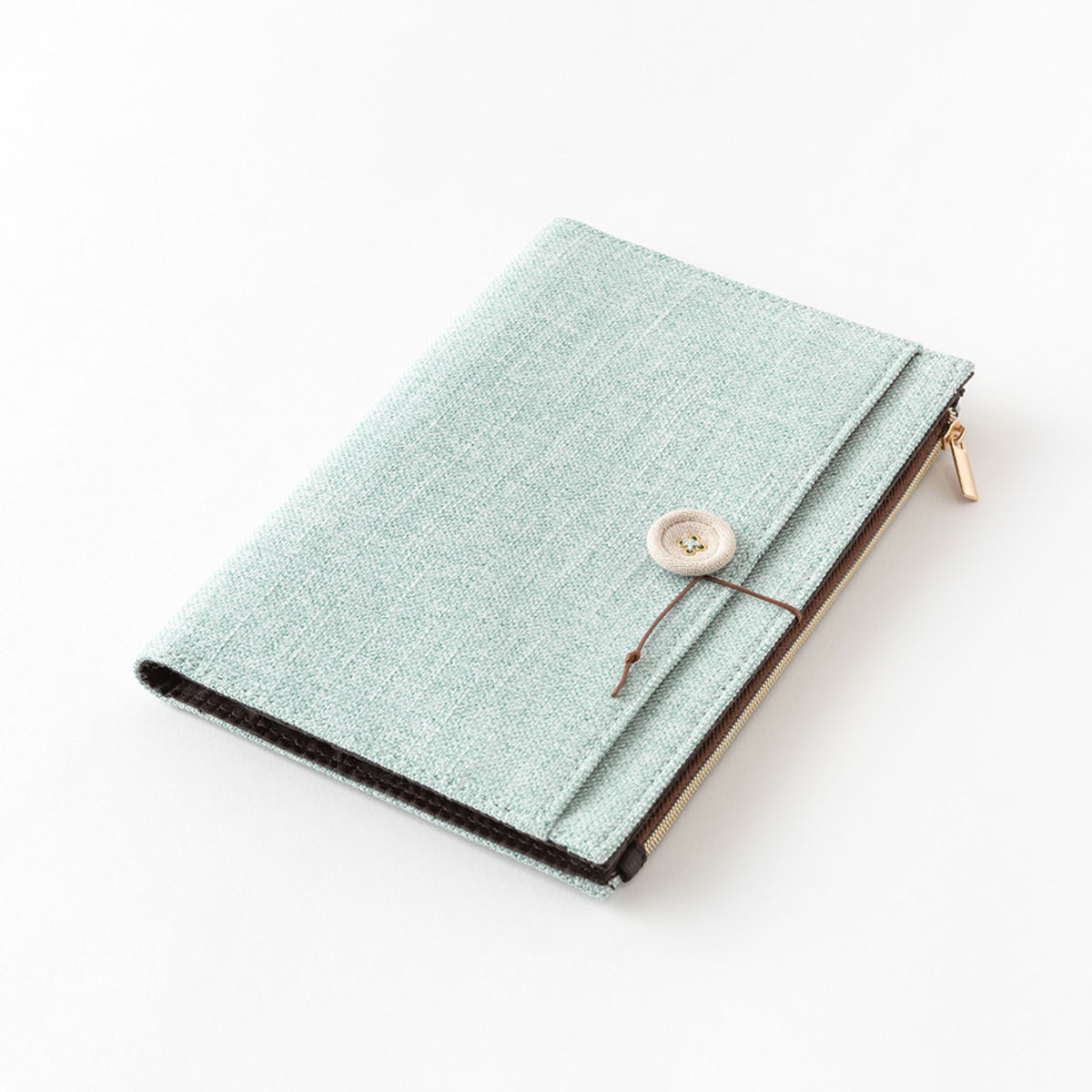 Midori - Notebook Cover - Yuru Log - B6 - Cloth Light Blue