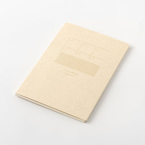 Midori - Notebook - Yuru Log - B6 - Free Diary Monthly - Beige
