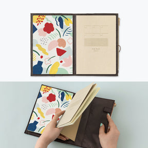 Midori - Notebook Cover - Yuru Log - B6 - Cloth Gray