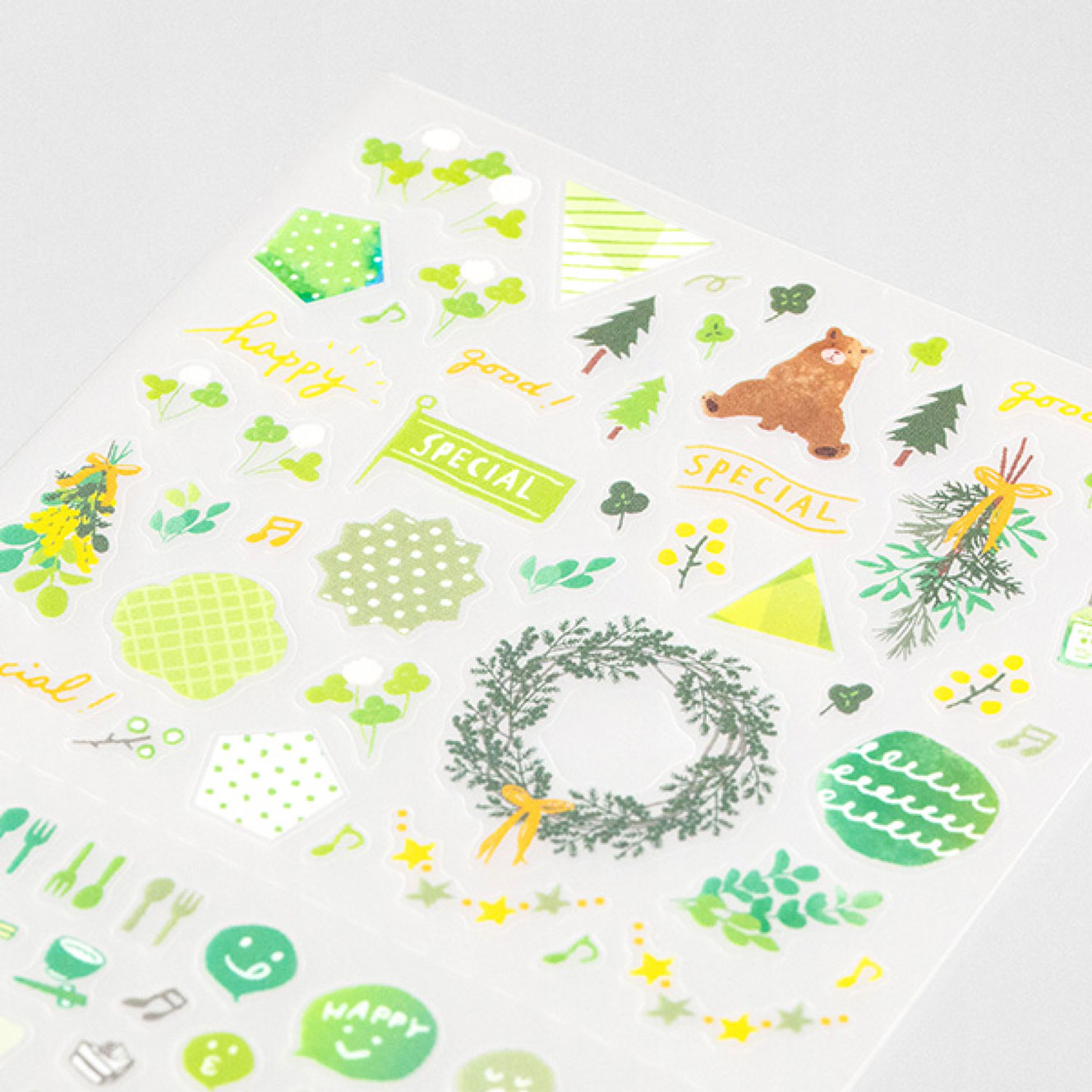 Midori - Planner Sticker - Seal Collection - Green