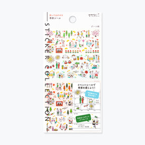 Midori - Planner Sticker - Seal Collection - Season Date