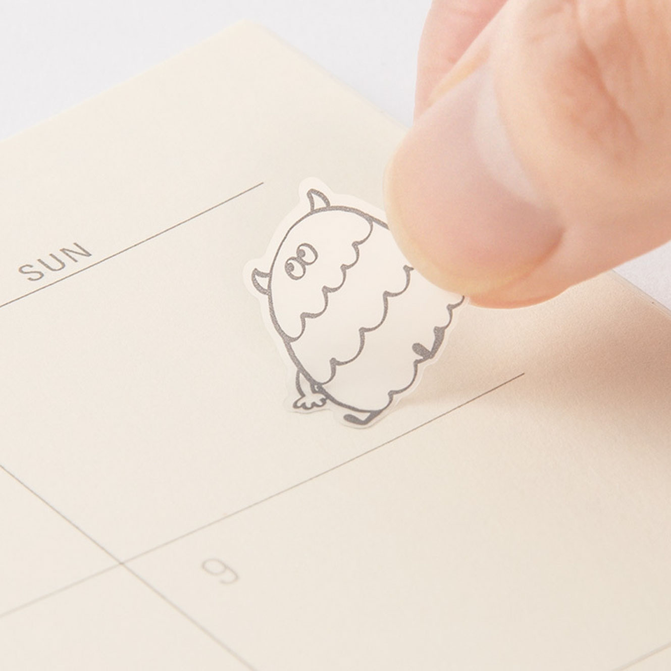 Midori - Planner Sticker - Seal Collection - Monsters Sketch