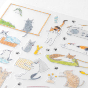 Midori - Planner Sticker - Sticker Collection - Cat [M]