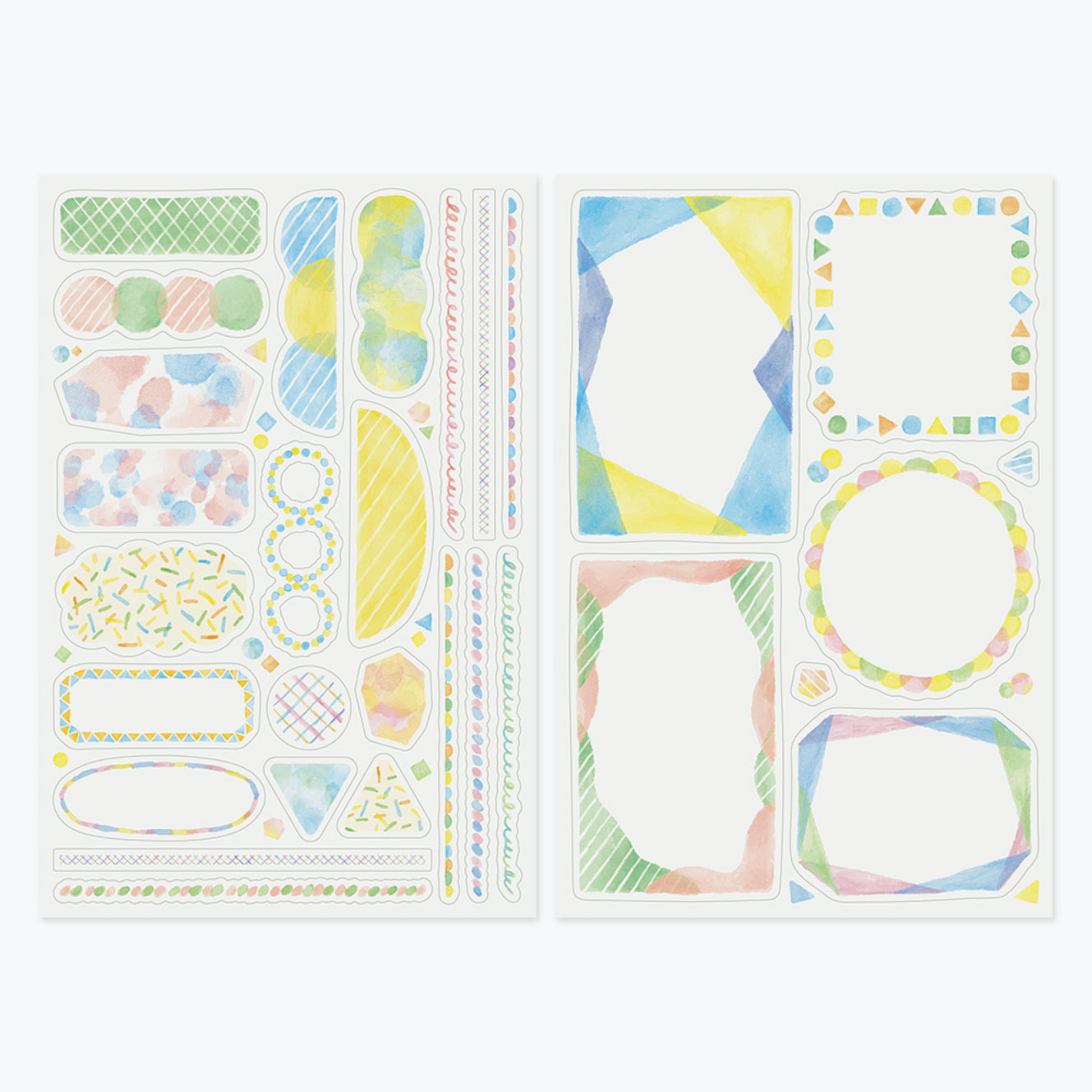 Midori - Planner Sticker - Yuru Log - Watercolour II (2 Sheets)