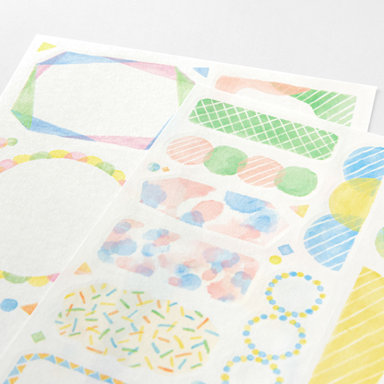 Midori - Planner Sticker - Yuru Log - Watercolour II (2 Sheets)