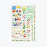 Midori - Planner Sticker - Yuru Log - Textile (2 Sheets)