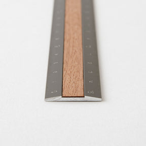 Midori - Ruler - Aluminium - 15cm - Gray