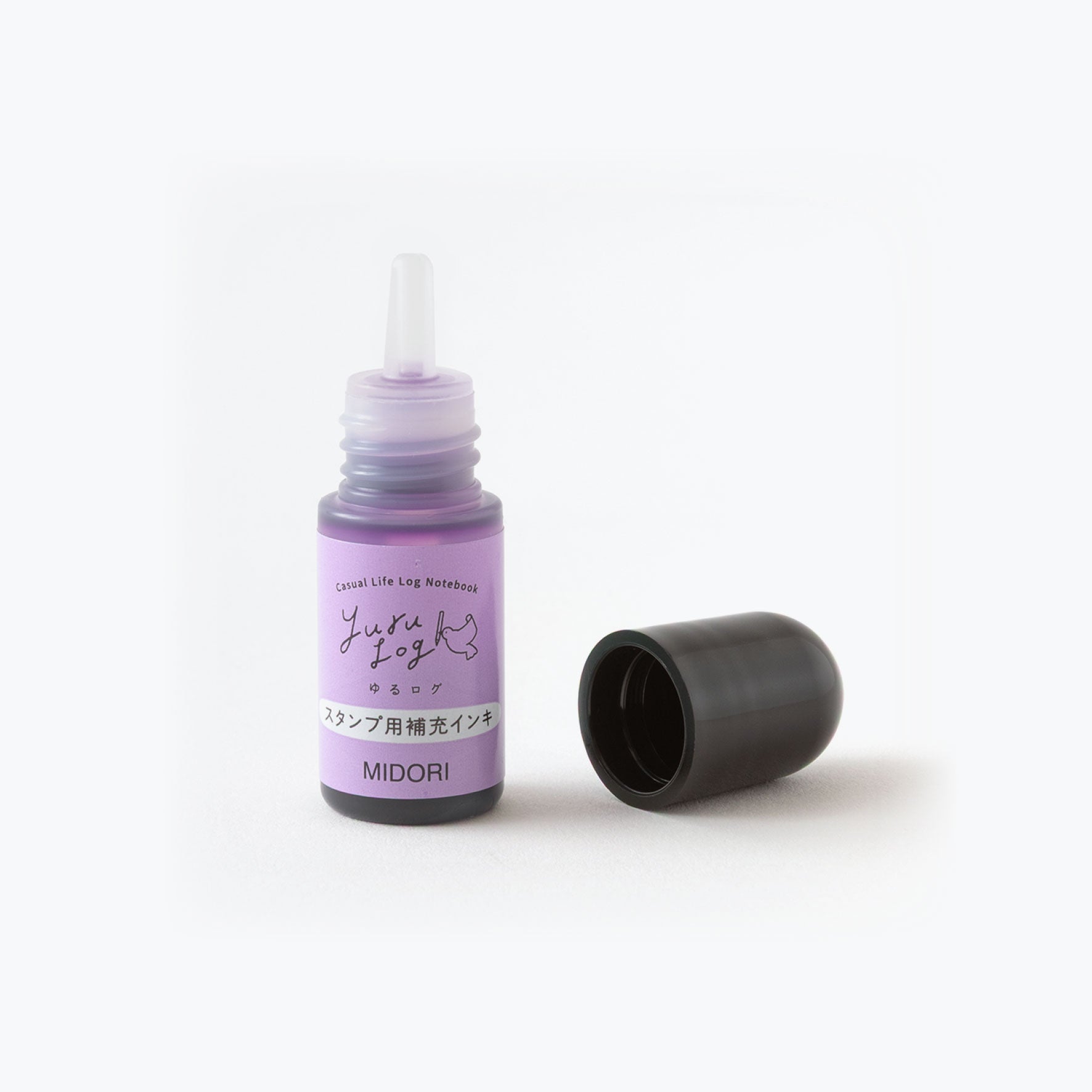 Midori - Stamp Refill - Yuru Log - Pre-Inked - Purple