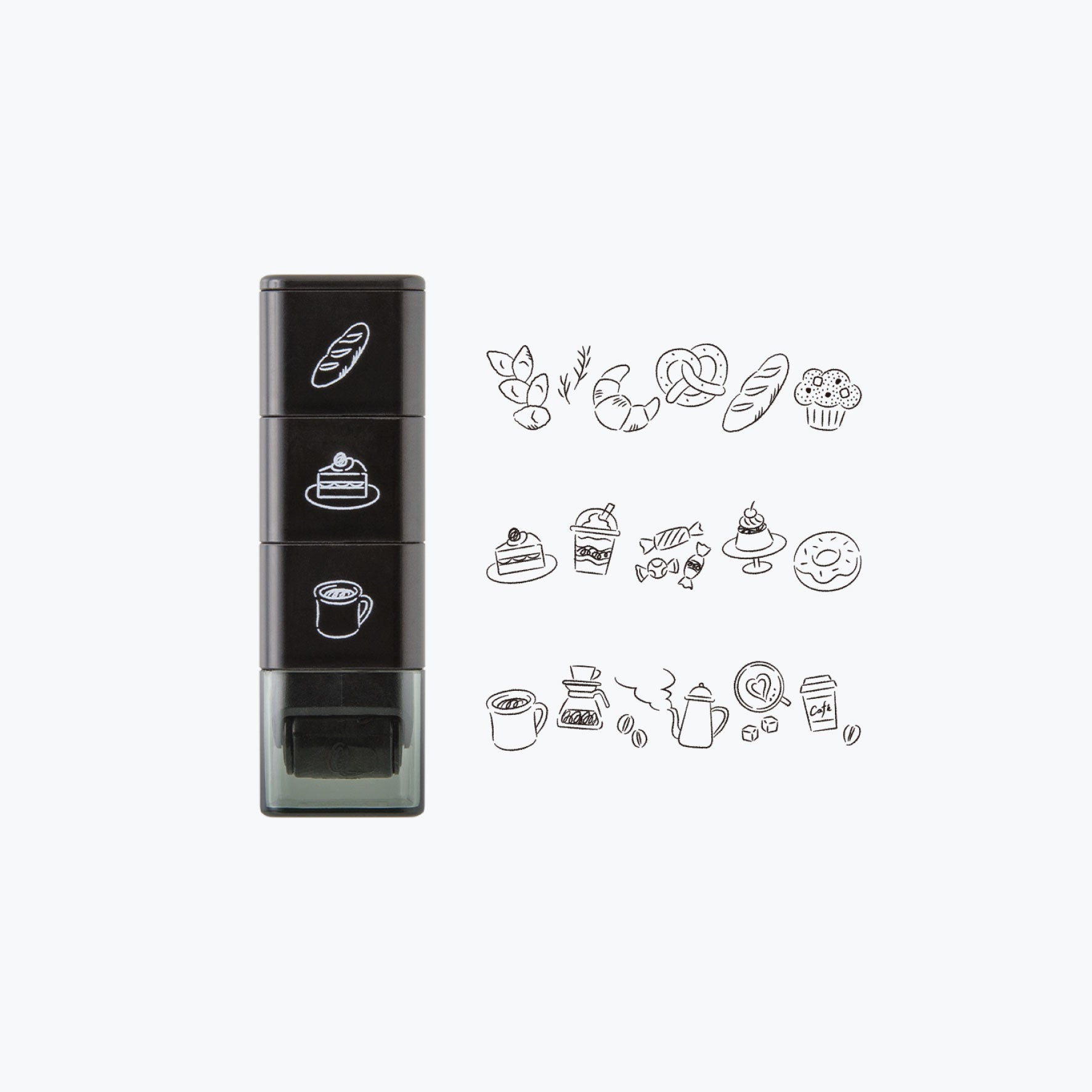 Midori - Stamp - Roller - Cafe