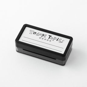 Midori - Stamp - Self-Inking Mini - Today's Topics