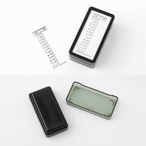 Midori - Stamp - Self-Inking Mini - Time Vertical