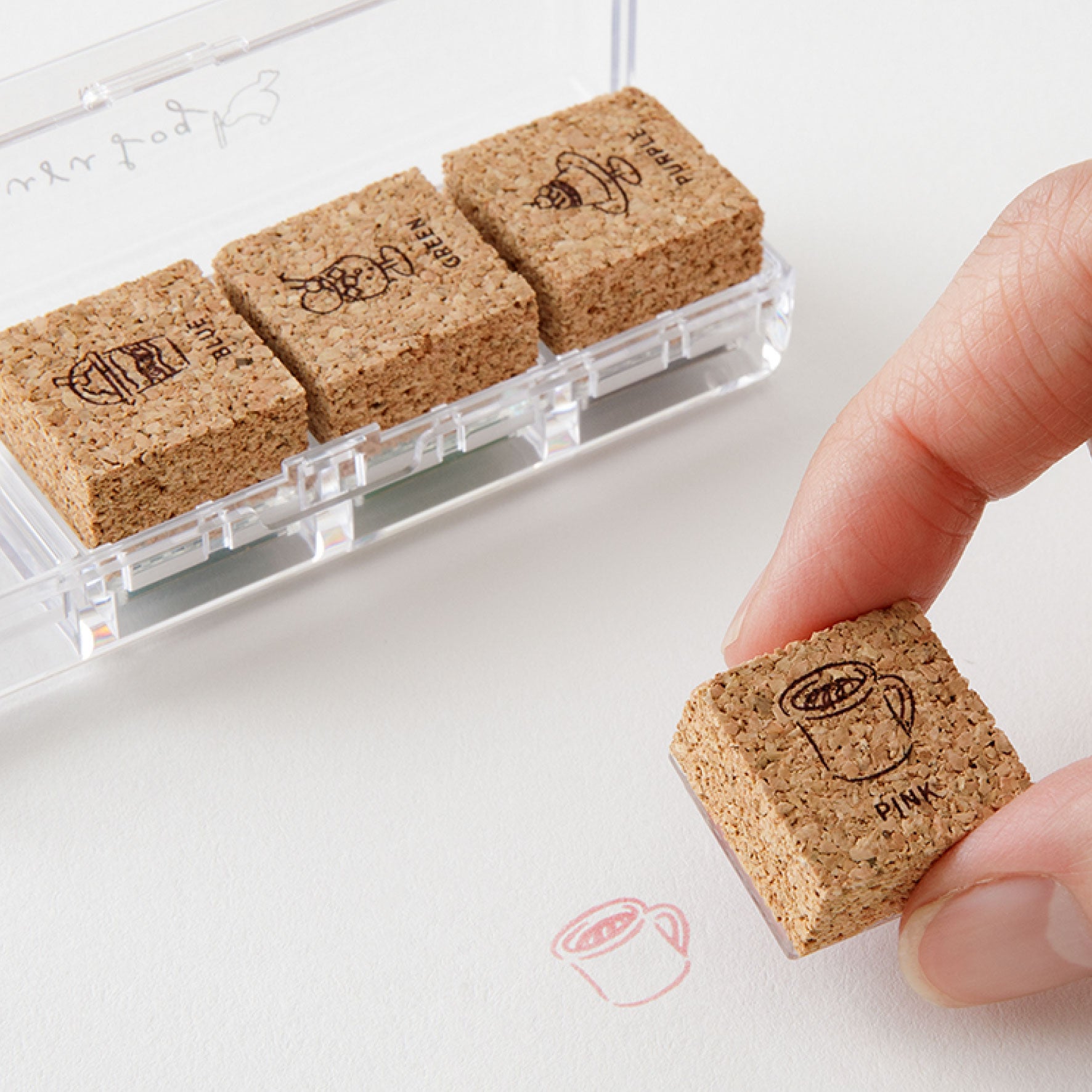 Midori - Stamp - Yuru Log - Pre-Inked - Cafe